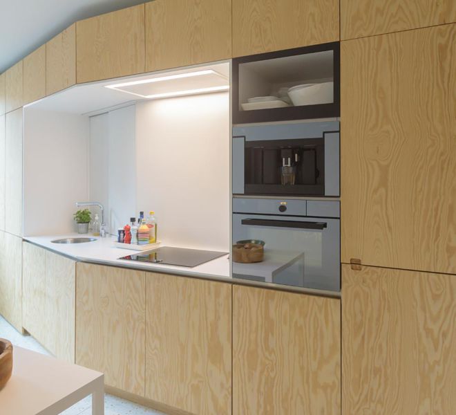 interieurproject - houten keuken